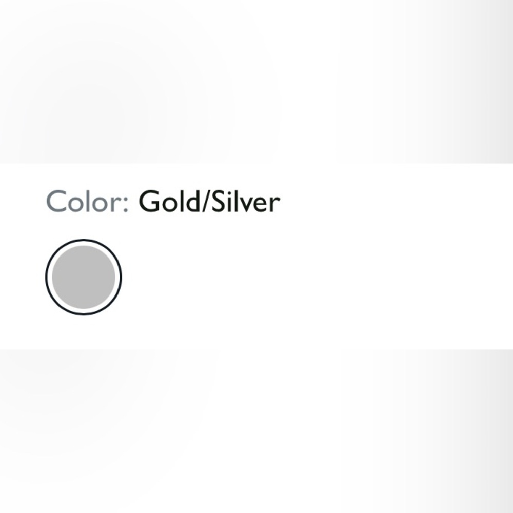 Evereve Vesta knocker Gold and Silver Tone Hoop Earrings - Picture 6 of 11